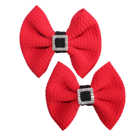 Santa Belt Bow