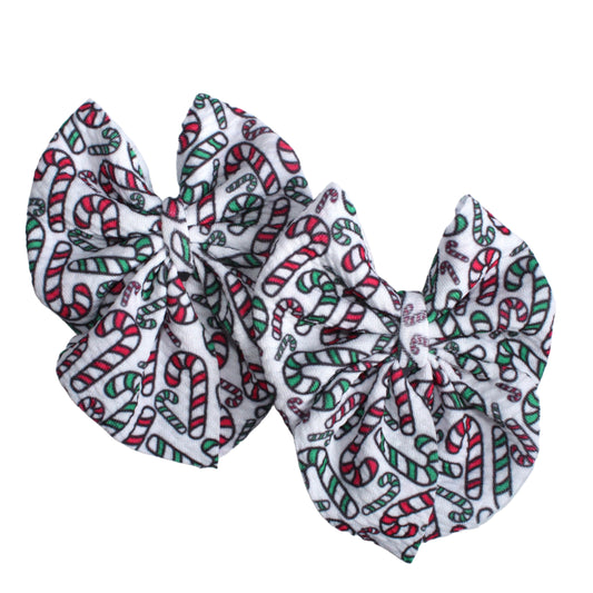 Candy Cane Lane Bow