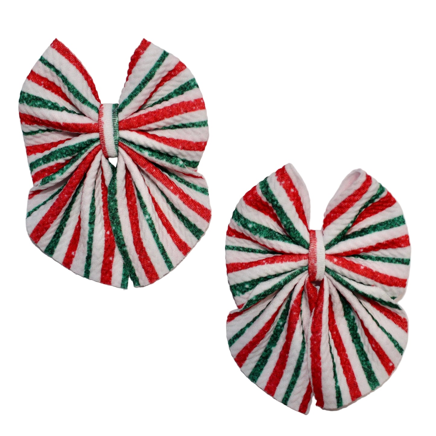 Candy Cane Stripes Bow