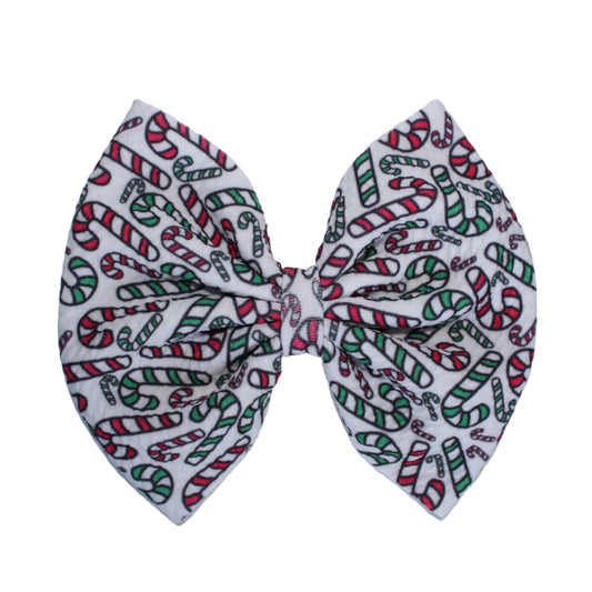 Candy Cane Lane Bow