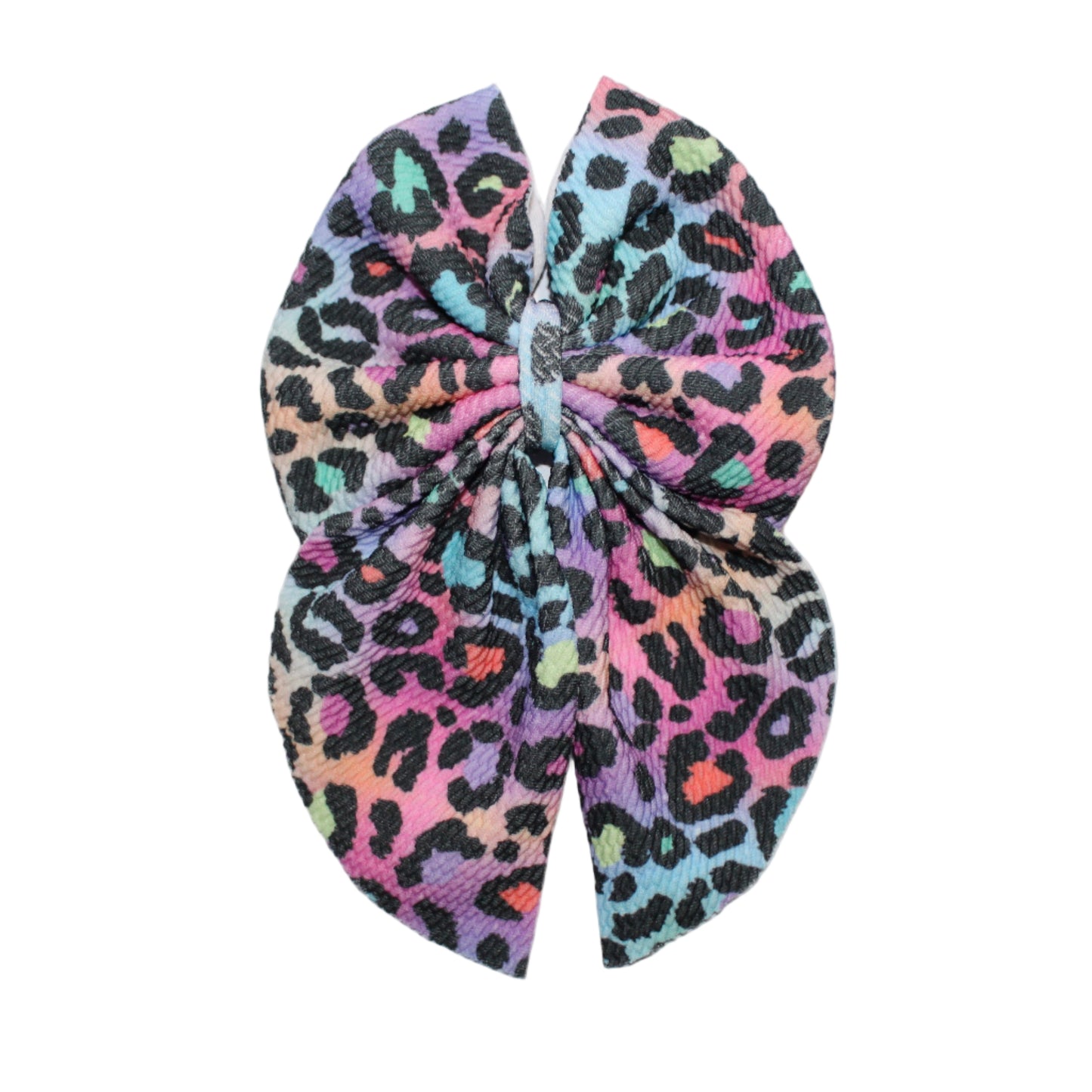 Rainbow Cheetah Bow