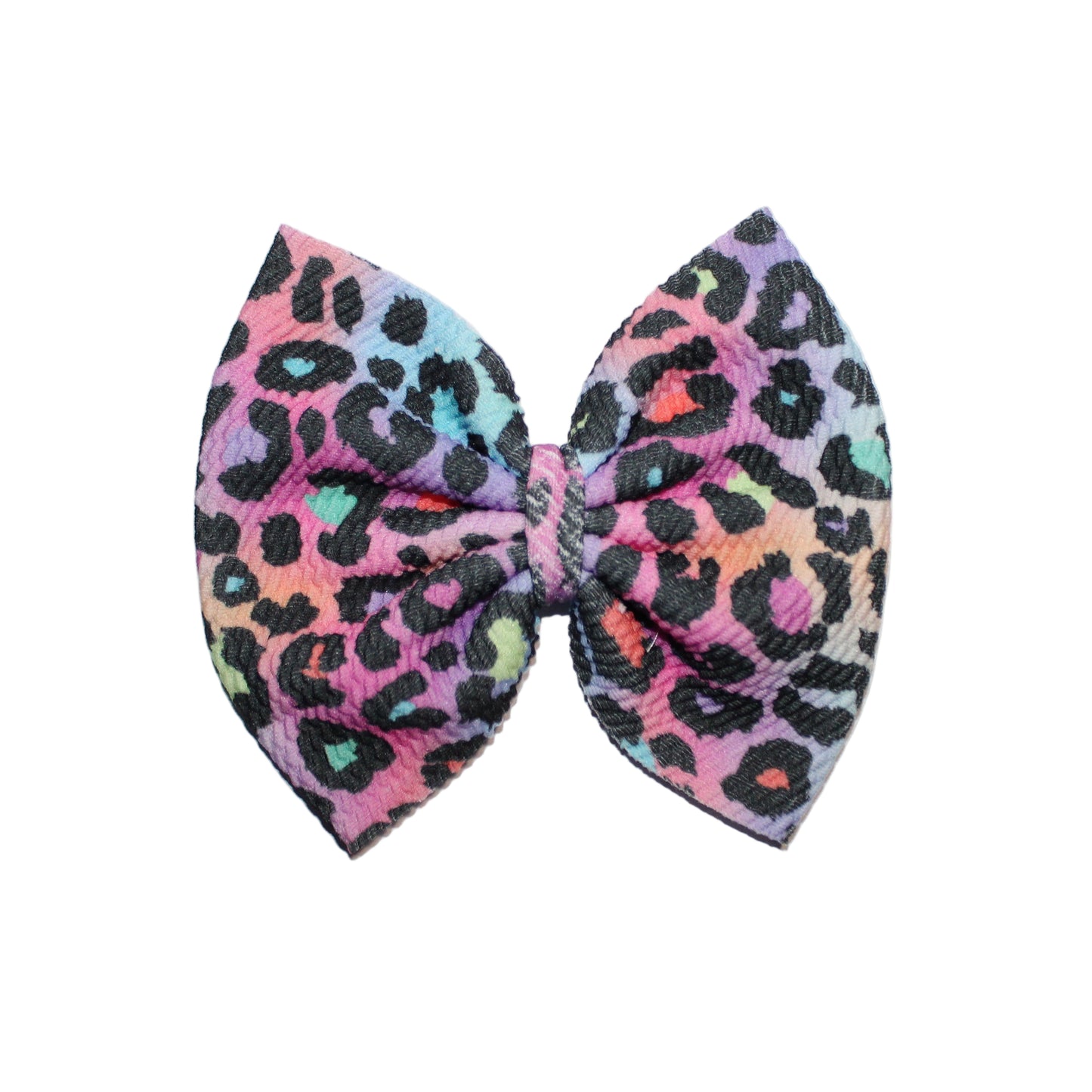 Rainbow Cheetah Bow