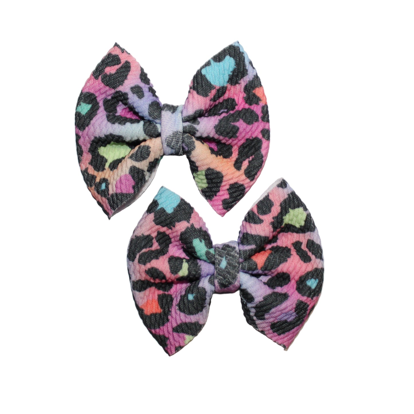 Rainbow Cheetah Bow
