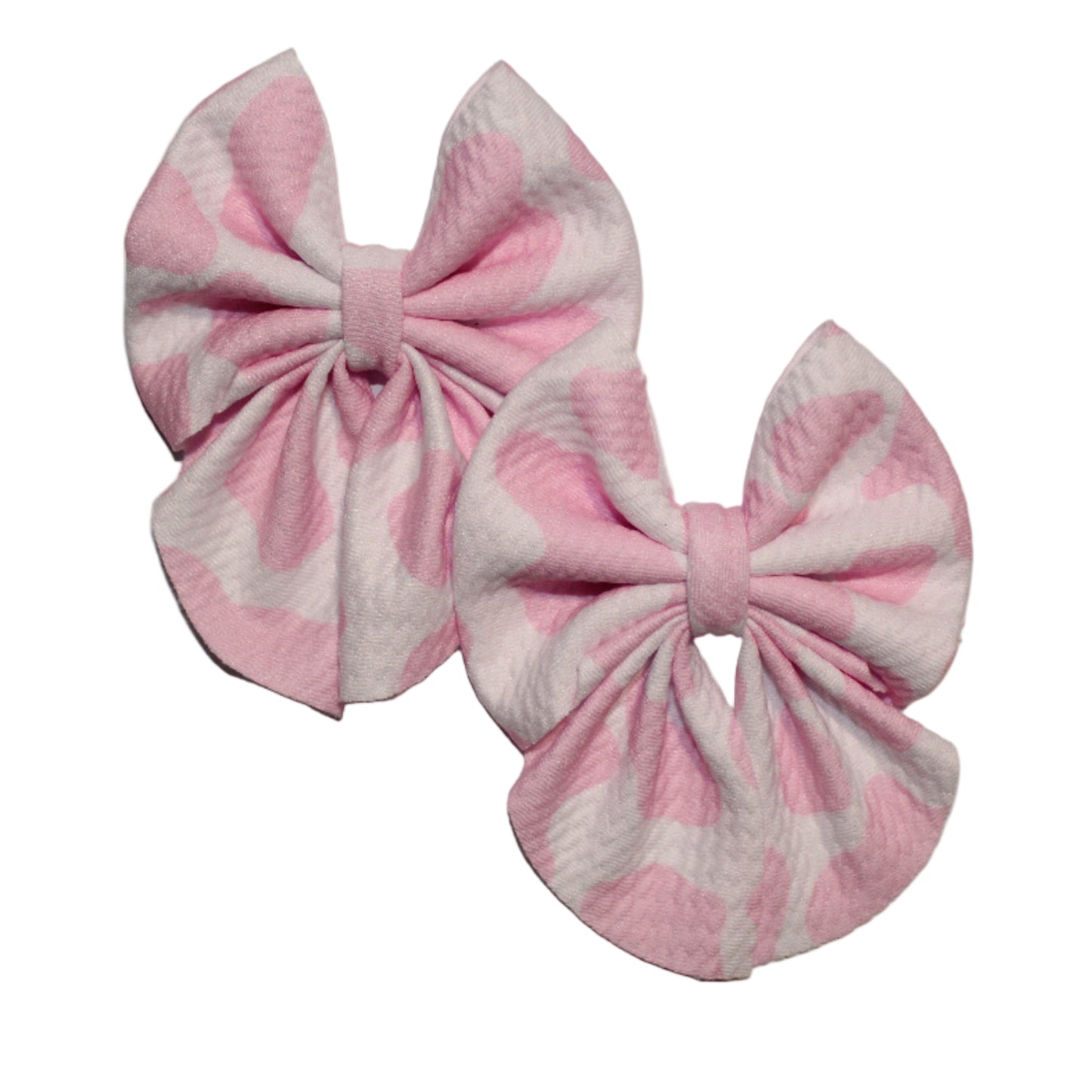 Pink Cow Bow