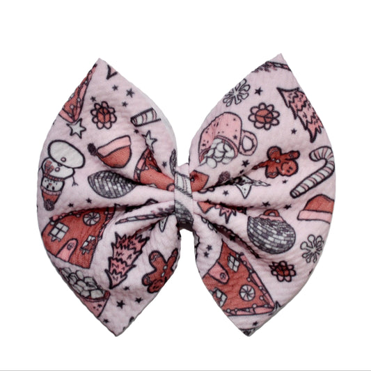 Gingerbread Village Bow